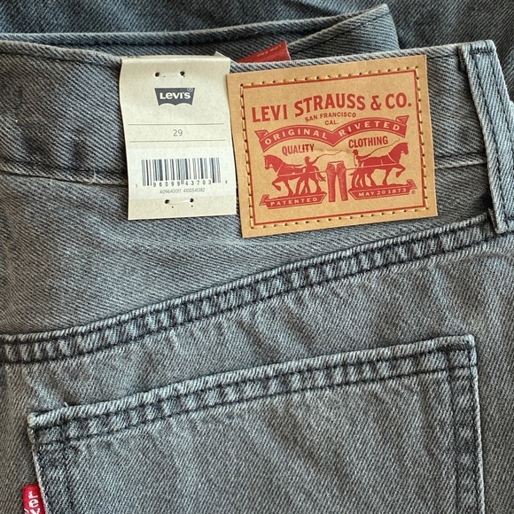 LEVI'S® LOW PRO JEANS GREY W WHITE SPATTER NWT - Picture 4 of 13